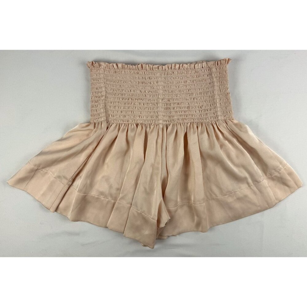 J17 KOCH Erica Skort Skirt Light Pink Satin Silky Sz XS $295 - Picture 2 of 7